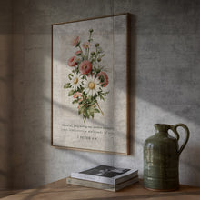 1 Peter 48 Floral Bible Verse Print, Valentine's Day Gift