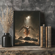 Archangel Michael Victory Dragon, Catholic Wall Art Revelation 12 9 Saint Michael, Vintage Bi-LFNCDD