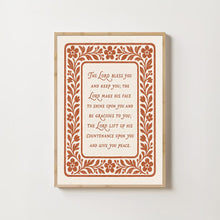 Autumn Blessing Bible Verse Print Rustic Christian Wall Art (Digital Download