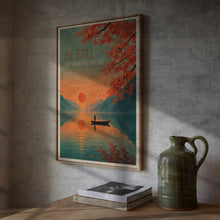 Be Still and Know That I Am God - Psalm 46 10 - Still Lake Christian Poster