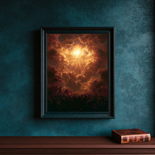 Celestial Ascension Art Print, Souls Rising to Heaven 1