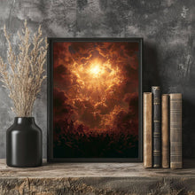 Celestial Ascension Art Print, Souls Rising to Heaven 1