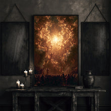 Celestial Ascension Art Print, Souls Rising to Heaven 2