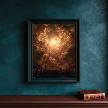 Celestial Ascension Art Print, Souls Rising to Heaven 2