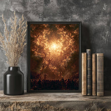 Celestial Ascension Art Print, Souls Rising to Heaven 2