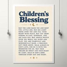Children's Blessing Print Christian Nursery Decor (Digital Download)