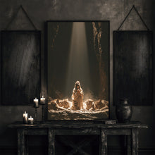 Daniel in the Lions Den Among the Lions, Daniel 6 22 God Shut the Lions Mouths, Dark Gothic B-DK18NF