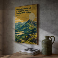 Daw Fy Nghymorth Oddi Wrth Yr Arglwydd - Salm 121 2 - Welsh Christian Poster