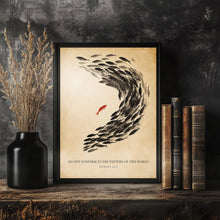 Do Not Conform to the Pattern of This World - Romans 12 2 - Fish Wave Art