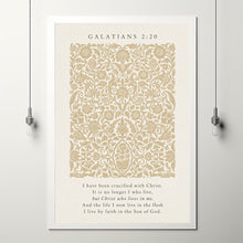 Galatians 220, Easter Wall Print, Christian Easter Decor, Christian Home Decor, Christian-9AQVVG