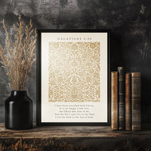 Galatians 220, Easter Wall Print, Christian Easter Decor, Christian Home Decor, Christian-9AQVVG