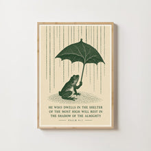 He Who Dwells in the Shelter of the Most High - Psalm 91 1 - Frog Bible Art