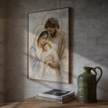 Holy Family Oil Painting Catholic Art Printable Digital Download Religious Home Decor & W-U4YN39