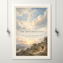 I Am the Resurrection Easter Print Christian Wall Art