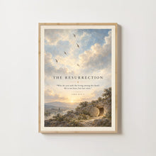 I Am the Resurrection Easter Print Christian Wall Art