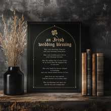 Irish Wedding Blessing Print, Christian Marriage Wall Art, Wedding Gift for Couple, Ann-GZW5SO