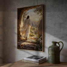 Jesus Christ Resurrected Painting Easter Christian Wall Art, Empty tomb, He is risen, Pri-KMYSV3