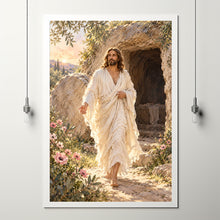 Jesus Christ Resurrected Painting Easter Wall Art Digital Download He Is Risen Christian-UNUMCJ