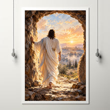 Jesus Christ Resurrection Art Easter He Is Risen Print Bible Wall Art Digital Download fo-E3JTE9