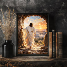 Jesus Christ Resurrection Art Easter He Is Risen Print Bible Wall Art Digital Download fo-E3JTE9
