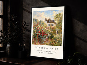 Joshua 2415 Christian Home Verse Art