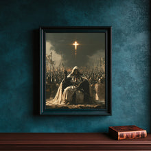 King Baldwin IV Poster, Crusader Wall Art - Medieval Christian Quote Print - Knight Templar A-VT17AZ