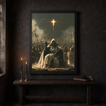 King Baldwin IV Poster, Crusader Wall Art - Medieval Christian Quote Print - Knight Templar A-VT17AZ