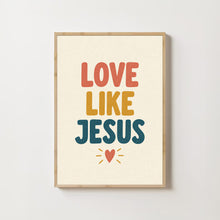 Love Like Jesus Print Minimalist Christian Wall Art (Digital Download)