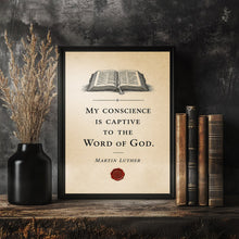 Martin Luther Quote Print Reformed Theology Christian Gift