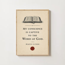 Martin Luther Quote Print Reformed Theology Christian Gift