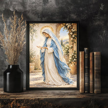 Mother Mary Painting Digital Download, Christian Home Decor, Religious Wall Art, Graceful-60H9GV