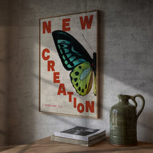 New Creation - 2 Corinthians 5 17 - Butterfly Christian Wall Art