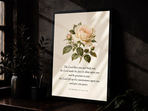 Numbers 624-26, The Lord Bless You And Keep You Wall Art, Encouraging Bible Verse Wall Ar-MQA29Q