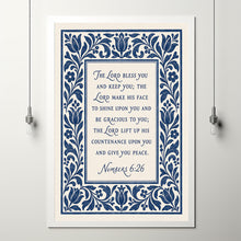 Numbers 6 Print The Lord Bless You, Christian Wall Art (Digital Download JPGs)
