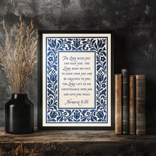 Numbers 6 Print The Lord Bless You, Christian Wall Art (Digital Download JPGs)