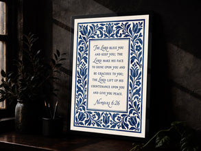 Numbers 6 Print The Lord Bless You, Christian Wall Art (Digital Download JPGs)