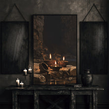 Parable of the Ten Virgins Print, Wise and Foolish Virgins Wall Art, Oil Lamp Bible Art, Matt-LPYJ0V