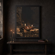 Parable of the Ten Virgins Print, Wise and Foolish Virgins Wall Art, Oil Lamp Bible Art, Matt-LPYJ0V