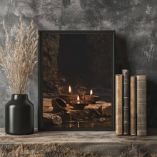 Parable of the Ten Virgins Print, Wise and Foolish Virgins Wall Art, Oil Lamp Bible Art, Matt-LPYJ0V