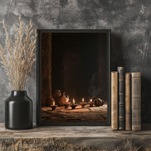 Parable of the Ten Virgins Wall Art – Matthew 25 Oil Lamp Print
