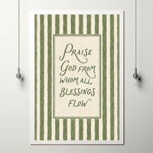 Praise God From Whom All Blessings Flow Printed & Shipped Poster Doxology Christian Wal-23COHY