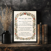 Psalm 100 Minimalist Christian Wall Art