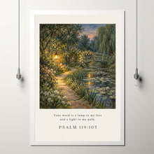Psalm 119105 Wall Art, Your Word is a Lamp to My Feet Printable Art, Vintage Scripture Pr-MZ7HZM