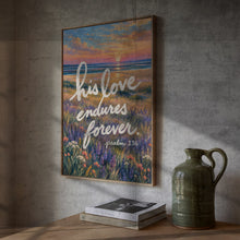 Psalm 136 Flower Market Print Christian Bible Verse Wall Art (Digital Download)