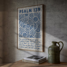Psalm 139 Coastal Print Christian Bible Verse Wall Art