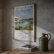 Psalm 23 Wall Art, ESV, Vintage Art Print, Bible Verse wo verse number, Christian Home De-UUEY6M