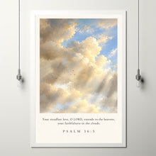 Psalm 365, Bible Verse Wall Art, Psalm Bible Verse Printable, Christian Wall Decor, Vinta-SKRRQR
