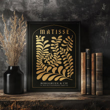 Sage Green Matisse Print – Botanical Wall Art Poster Abstract Leaf Cut-Out Style Minima-MKQ06H