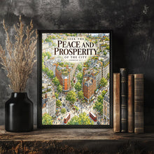 Seek the Peace and Prosperity of the City - Jeremiah 29 7 - Christian City Art