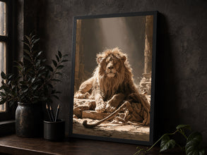 Sleeping Lion Daniel 6 22, Lions Den He Shut Their Mouths God Delivered, Neutral Minimalist B-BX07NA